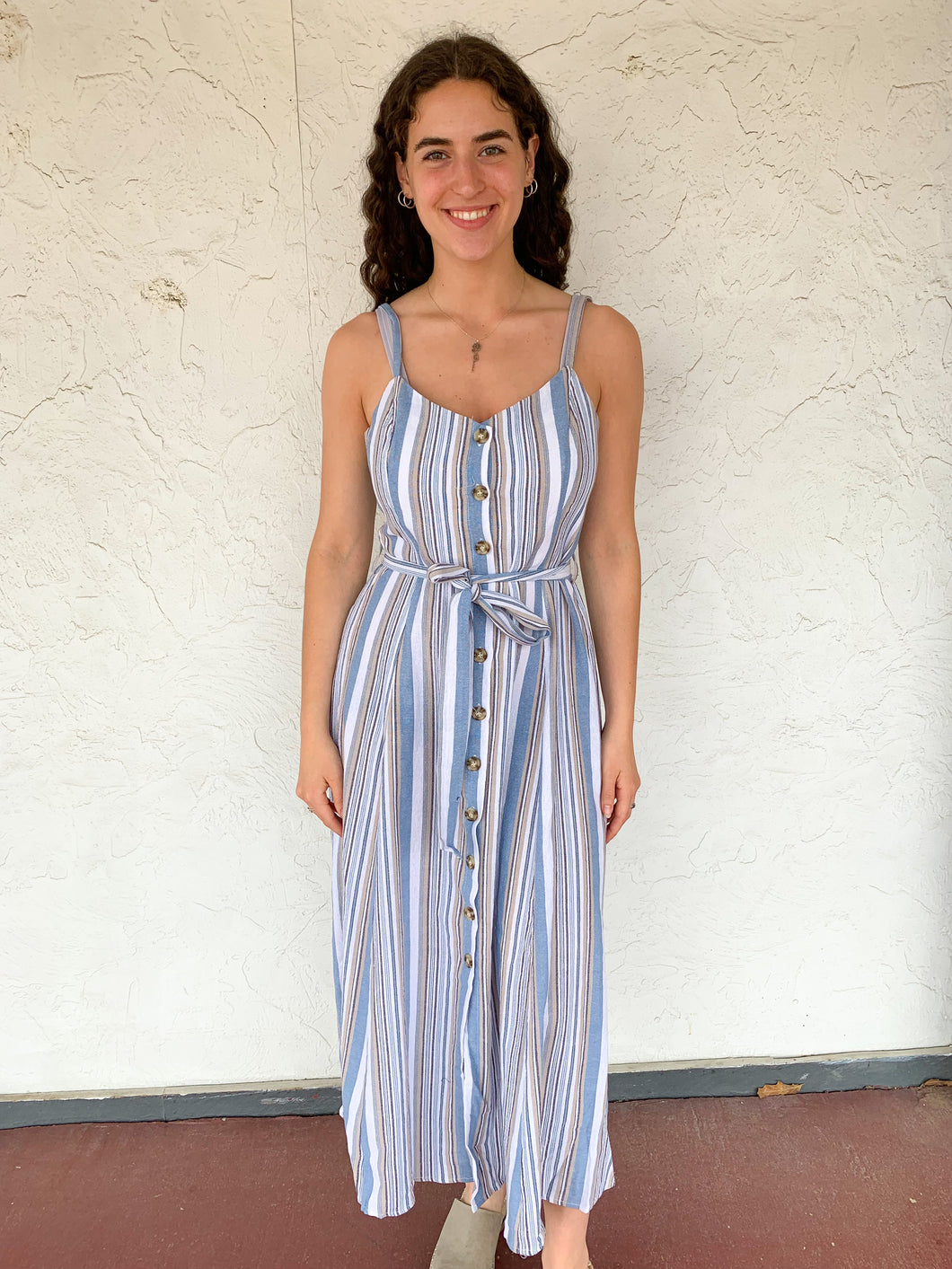 Striped Maxi Dress