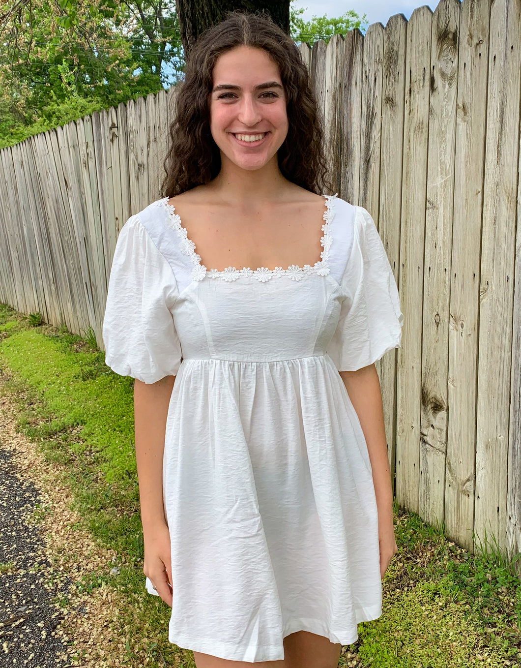 White Baby Doll Dress