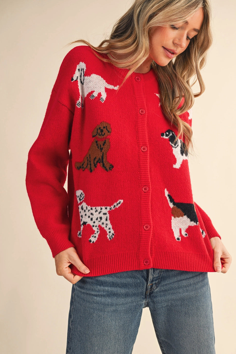Red Dog Cardigan