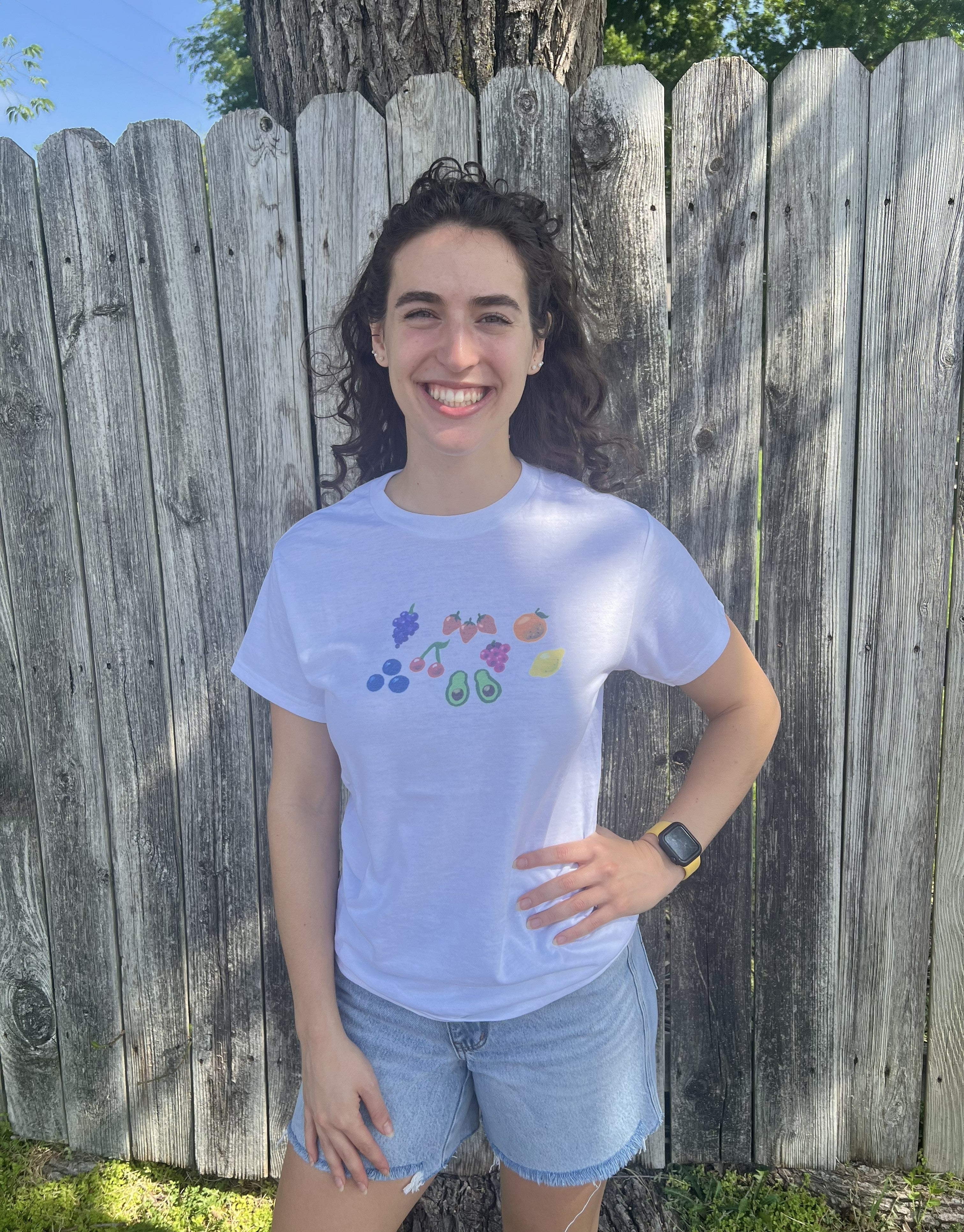 White Fruit Tee