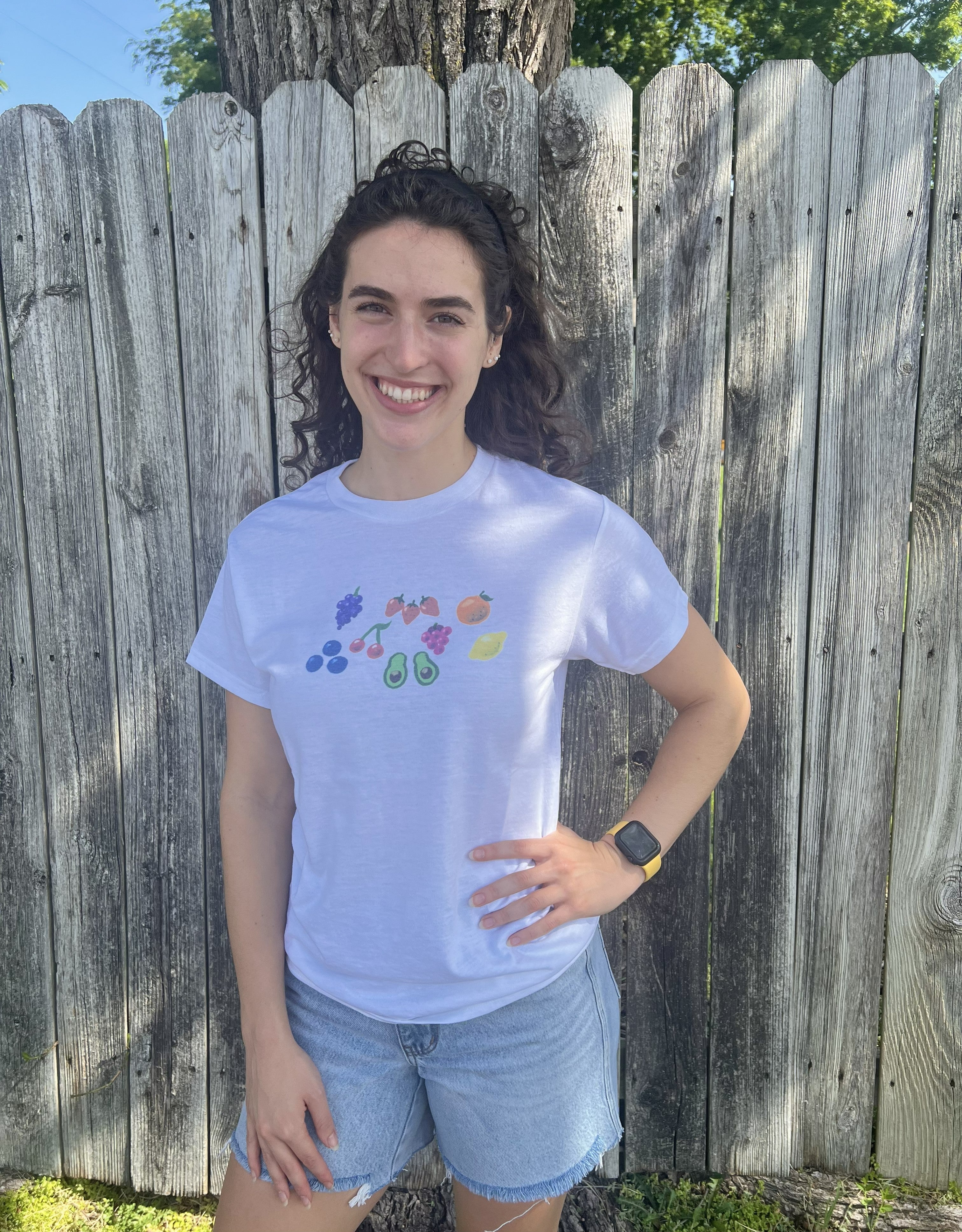 White Fruit Tee