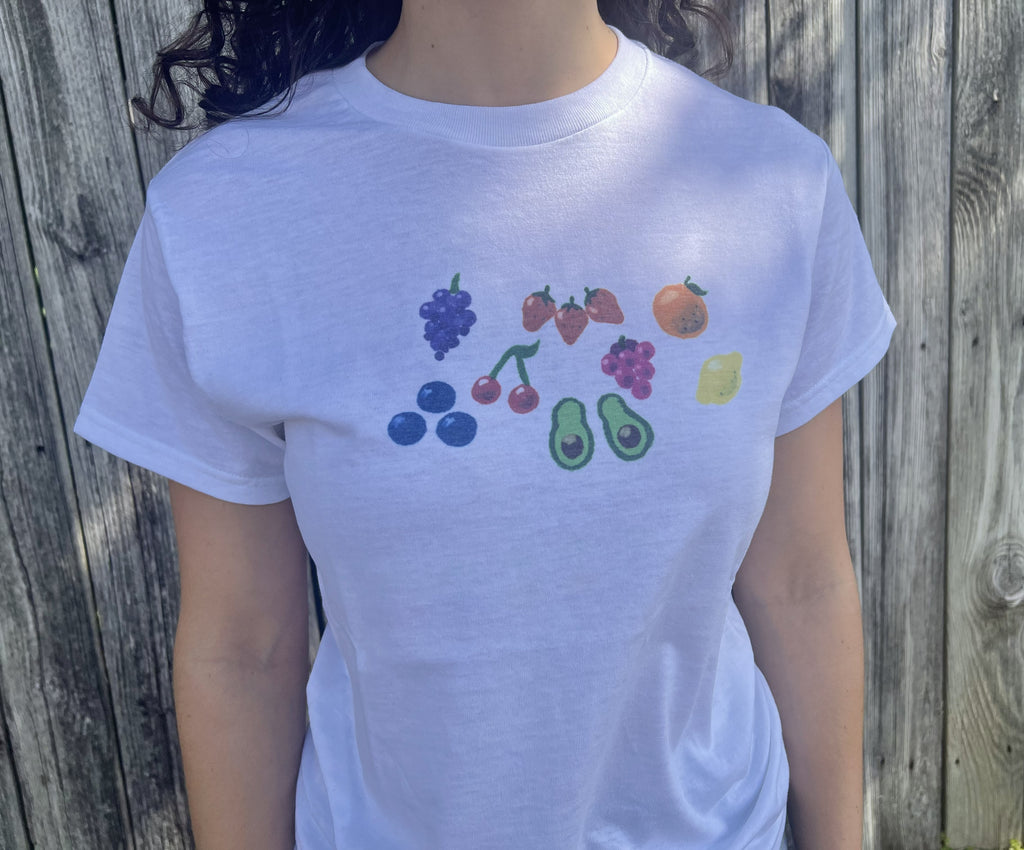 White Fruit Tee