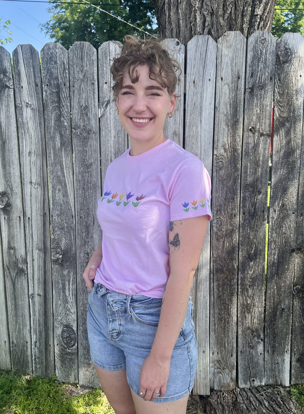 Pink Tulips Tee