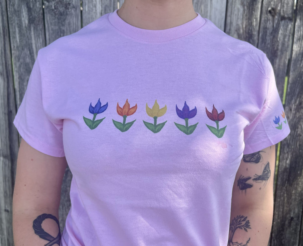 Pink Tulips Tee