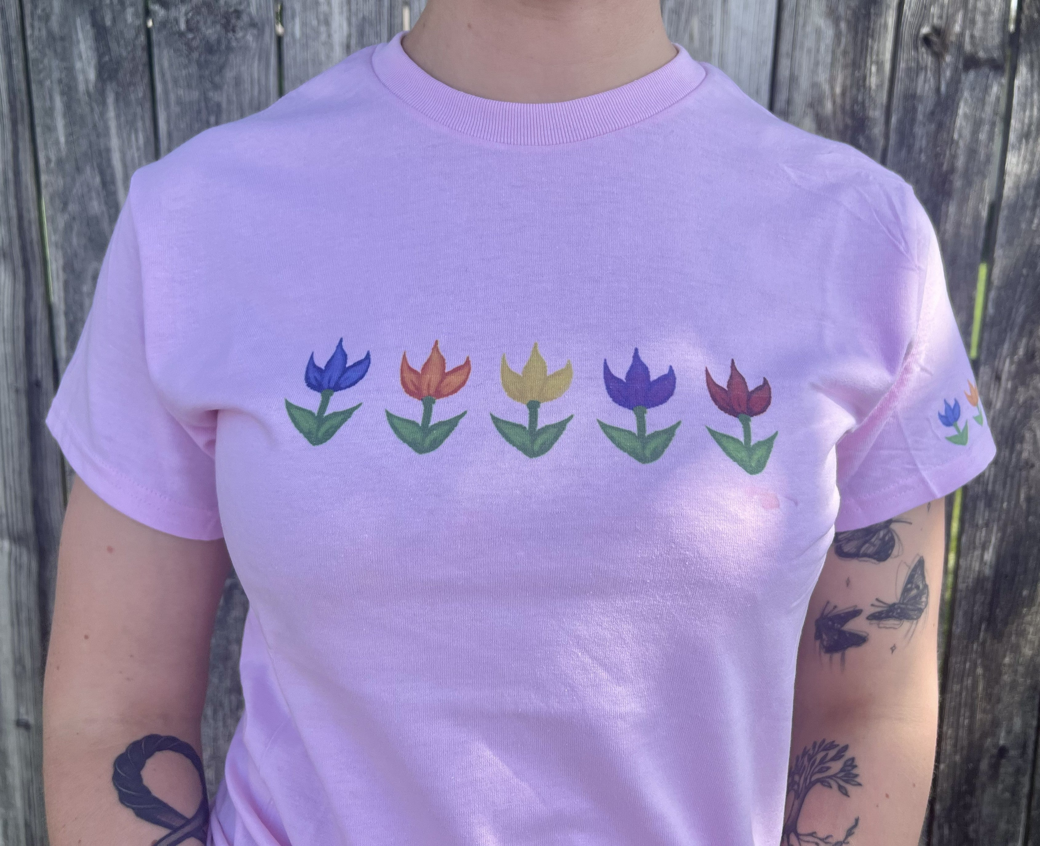 Pink Tulips Tee