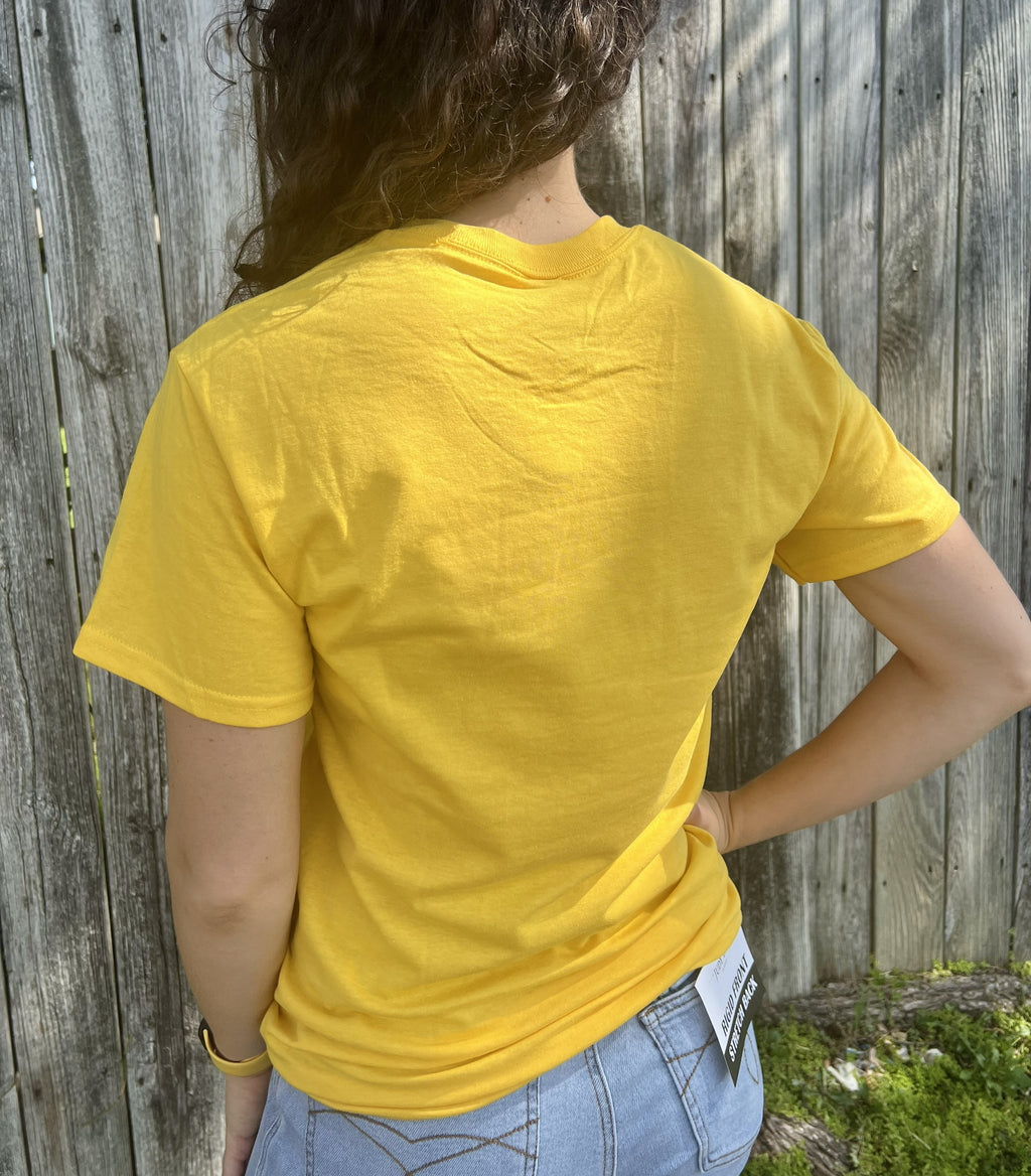 Yellow Dilly Dally Tee