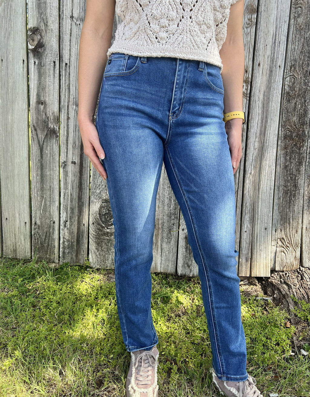 Medium Wash Slim Jeans