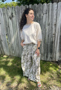 Cream Short Sleeve Sweatshirt