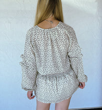 White Heart Printed Dress