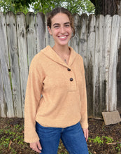 Tan Henley Sweater
