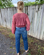 Dark Wash Patch Knee Boyfriend Jeans