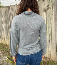 Heather Gray Cowl Neck Hoodie