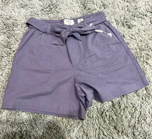 Faded Purple Paper Bag Shorts