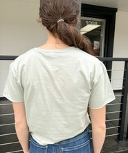 Sage Green Cropped Tee