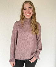 Mauve Cheetah Print Top