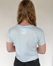Baby Blue Cropped Tee