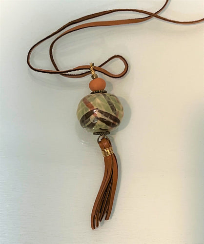 Maple Bottle Cap Necklace