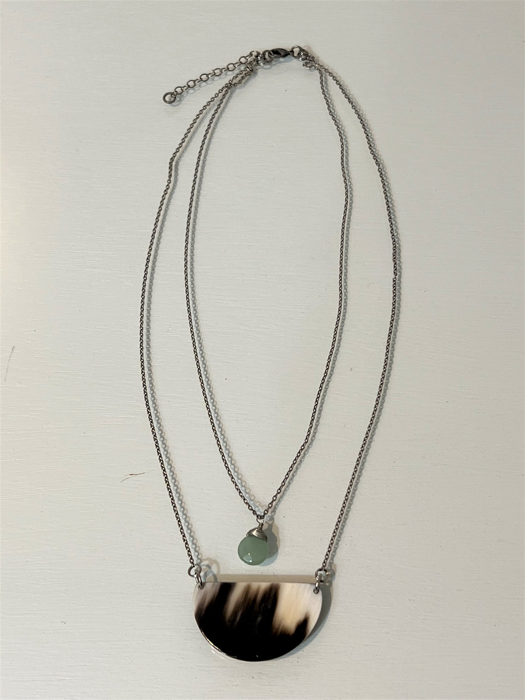 Horn Stacked Necklace