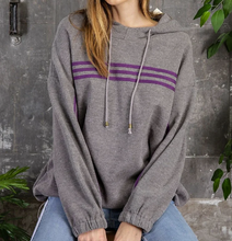 gray, purple, hoodie