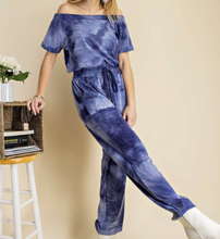 Blue Tie Dye Jumpsuit